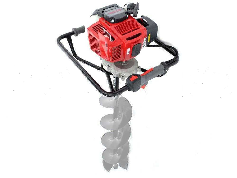 Benzine grondboor Blue Bird NEA TJ 53 E, motor Kawasaki TJ 53 E, zonder boor, detail 1