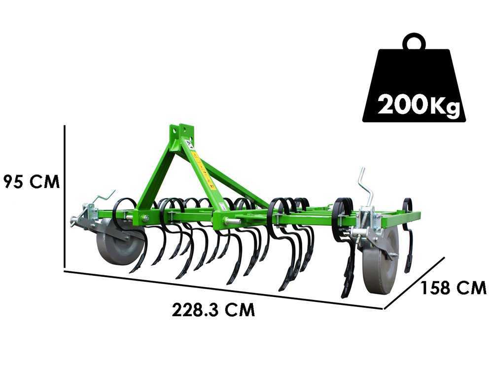 Bomet Carina S-TINES Vibro cultivator 210 cm, 21 tanden, detail 1
