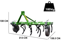 Bomet Dorado cultivator 210 cm, 14 tanden, detail 1