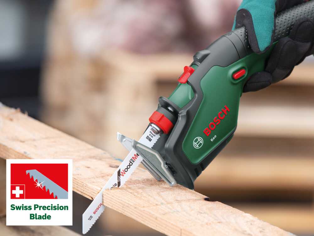 Bosch KEO accu reciprozaag, 18 V 2 Ah, detail 1