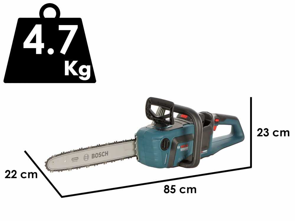 Bosch BITURBO GKE 18V-40 accu kettingzaag, zwaard 40 cm, 18 V 5,5 Ah, detail 1