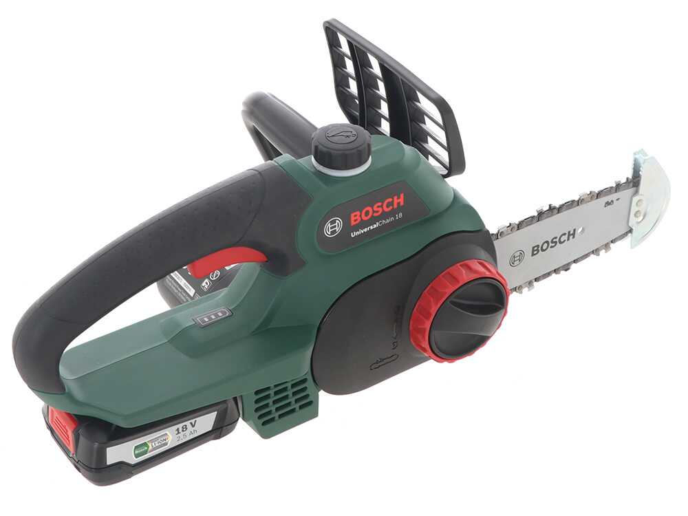 Bosch UniversalChain 18 accu kettingzaag, zwaard 20 cm, 18 V 2 Ah, detail 1