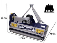 BullMach ERMES 105 F klepelmaaier 105 cm, detail 1