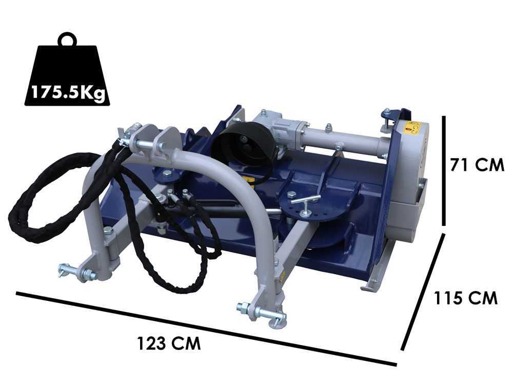 BullMach ERMES 105 SH klepelmaaier 105 cm, hydraulisch verschuifbaar, detail 1