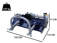 BullMach ERMES 115 S klepelmaaier 115 cm, handmatig verschuifbaar, detail 1