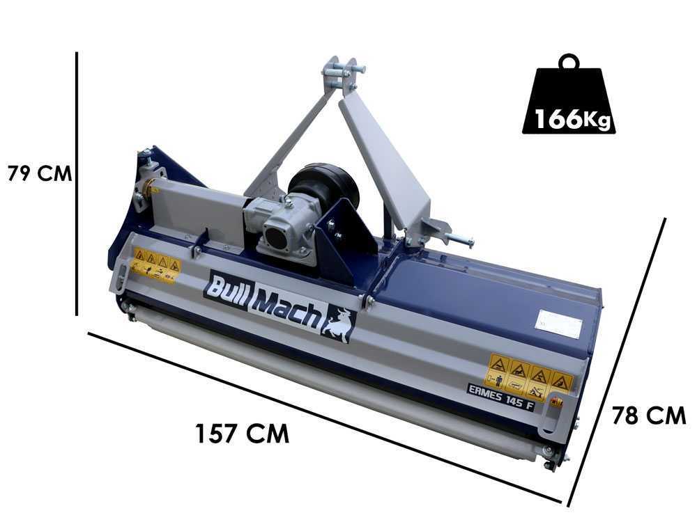 BullMach ERMES 145 F klepelmaaier 145 cm, detail 1
