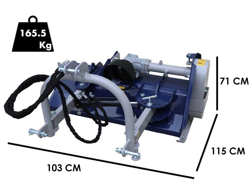 BullMach ERMES 85 SH klepelmaaier 85 cm, hydraulisch verschuifbaar, detail 1