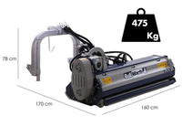 BullMach Estia 140 zijklepelmaaier met arm 140 cm, detail 1