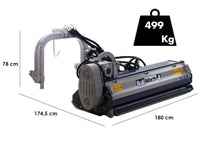 BullMach Estia 160 zijklepelmaaier met arm 160 cm, detail 1