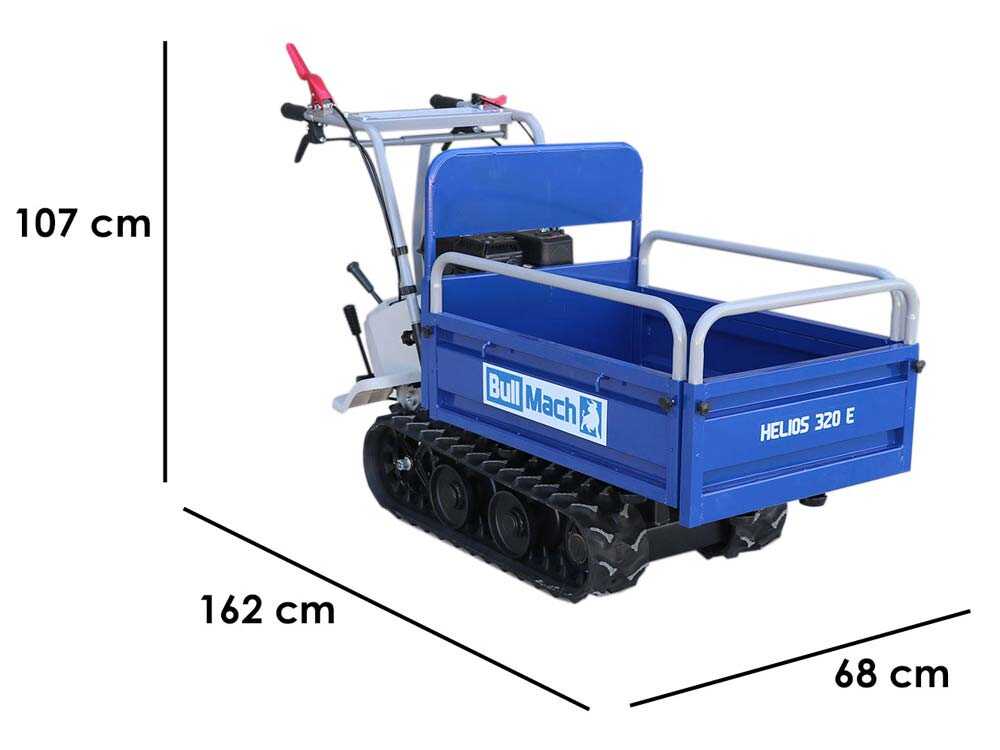 Rupsdumper laadvermogen 320 kg BullMach Helios 320 E, detail 1