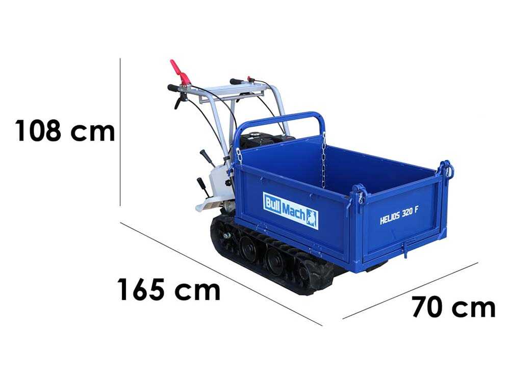 Rupsdumper laadvermogen 320 kg BullMach Helios 320 F, detail 1