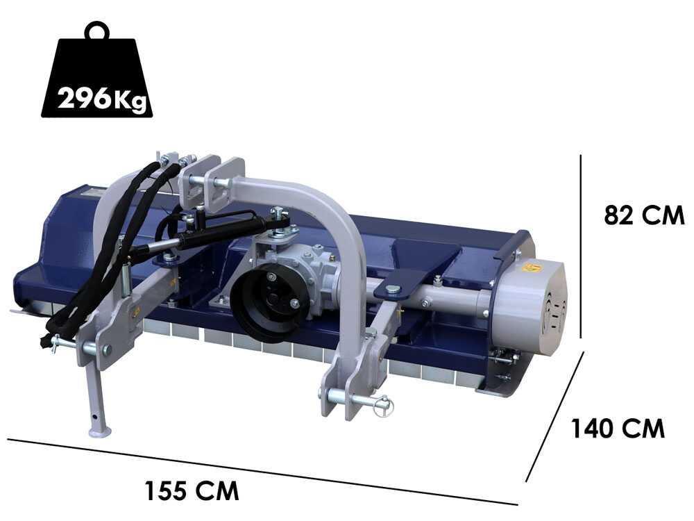 BullMach Maia 135 SH klepelmaaier 135 cm, hydraulisch verschuifbaar, detail 1