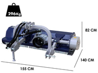 BullMach Maia 135 SH klepelmaaier 135 cm, hydraulisch verschuifbaar, detail 1