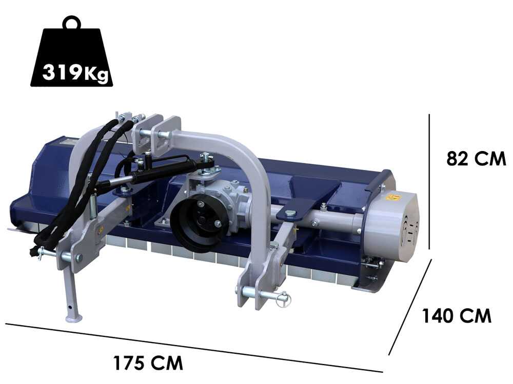 BullMach MAIA 155 SH klepelmaaier 155 cm, hydraulisch verschuifbaar, detail 1