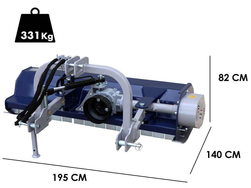 BullMach MAIA 175 SH klepelmaaier 175 cm, hydraulisch verschuifbaar, detail 1