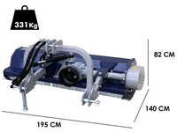 BullMach MAIA 175 SH klepelmaaier 175 cm, hydraulisch verschuifbaar, detail 1
