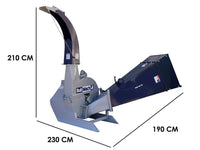 BullMach ZEUS 150 aftakas hakselaar, takken tot 150 mm, detail 1