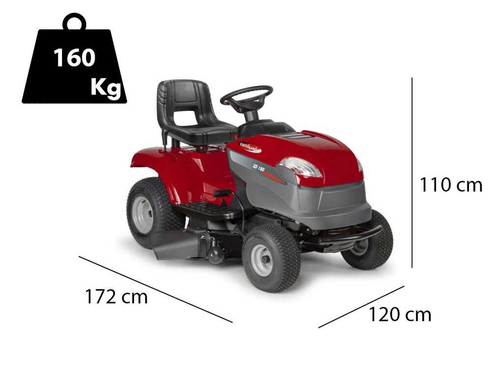 Castelgarden XD 150 zitmaaier met zijuitworp 98 cm, versnellingsbak, detail 1