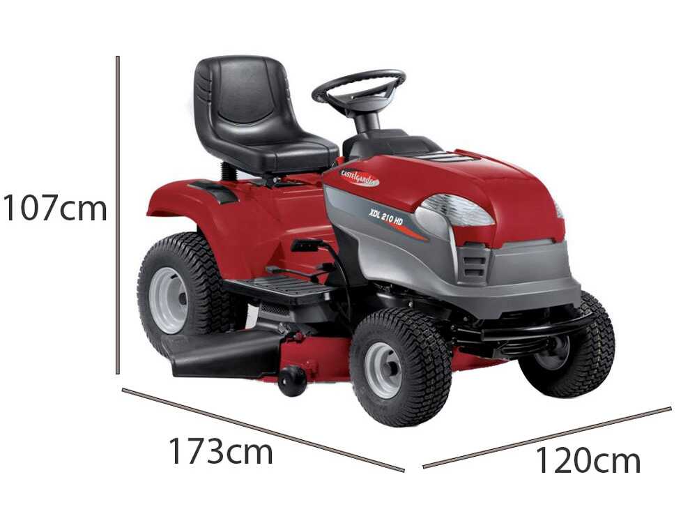 Castelgarden XDL 210 HD zitmaaier met zijuitworp 108 cm, hydrostaat, detail 1