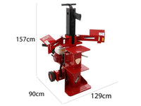 Ceccato Olindo BULL SPL12FH benzine houtklover, 12 ton, verticaal, detail 1