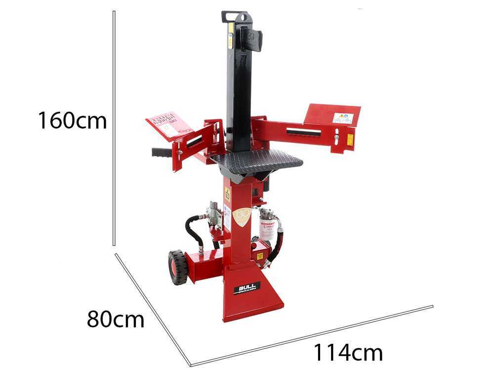 Ceccato Olindo BULL SPLE 6L elektrische houtklover, 6 ton, verticaal, detail 1