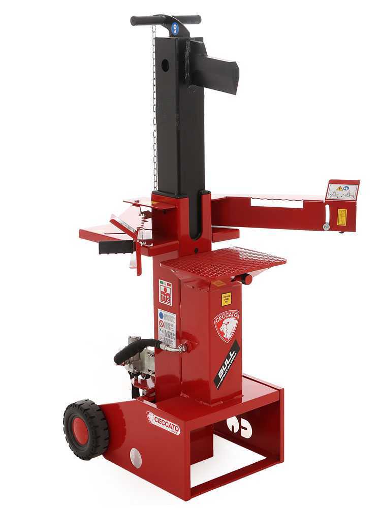 Ceccato Olindo BULL SPLE12 elektrische houtklover, 12 ton, verticaal, slag 540 mm, detail 1
