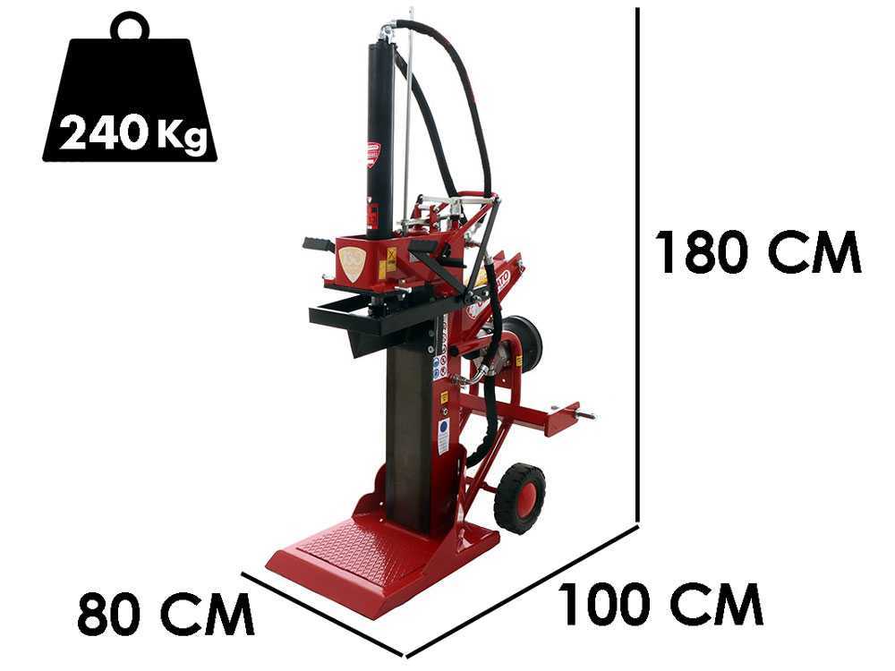 Ceccato Olindo BULL SPLT13 13 aftakas houtklover, 13 ton, verticaal, slag 650 mm, detail 1