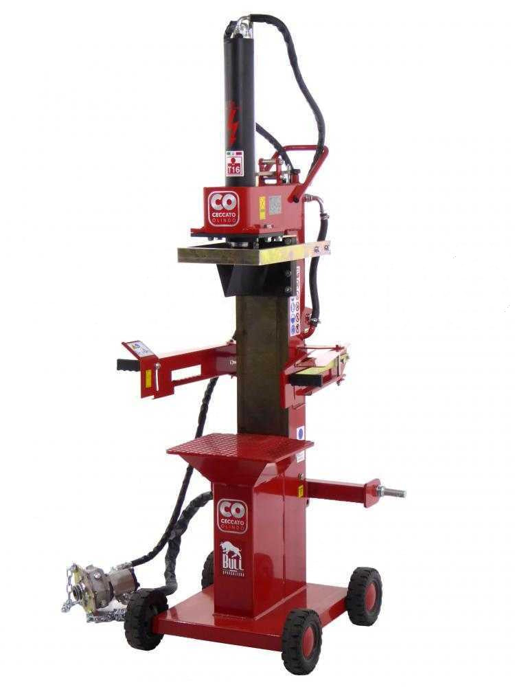 Ceccato Olindo BULL SPLT16R4 16 aftakas houtklover, 16 ton, verticaal, slag 500 mm, detail 1