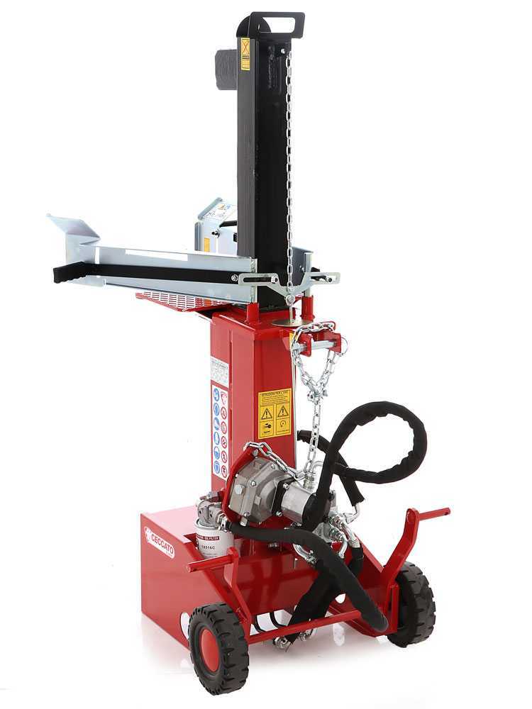Ceccato Olindo BULL SPLT10 aftakas houtklover, 10 ton, verticaal, detail 1