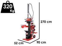 Ceccato Olindo SPLET13TLT elektrische houtklover, 13 ton, verticaal, detail 1