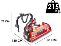 Ceccato Olindo trincione 290 Argini 1200 zijklepelmaaier met arm 120 cm, detail 1