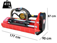Ceccato Olindo Trincione 380 klepelmaaier 160 cm, hydraulisch verschuifbaar, detail 1