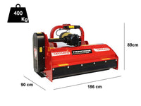 Ceccato Olindo TRINCIONE 400 4T1400F klepelmaaier 140 cm, detail 1