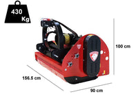 Ceccato Olindo TRINCIONE 400 4T1400ID klepelmaaier 140 cm, hydraulisch verschuifbaar, detail 1