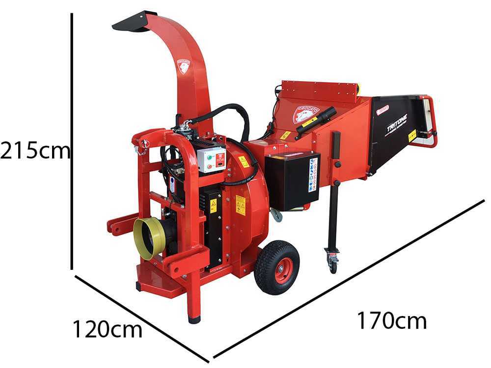 Ceccato Olindo Triton Mega Monster aftakas hakselaar, takken tot 150 mm, detail 1