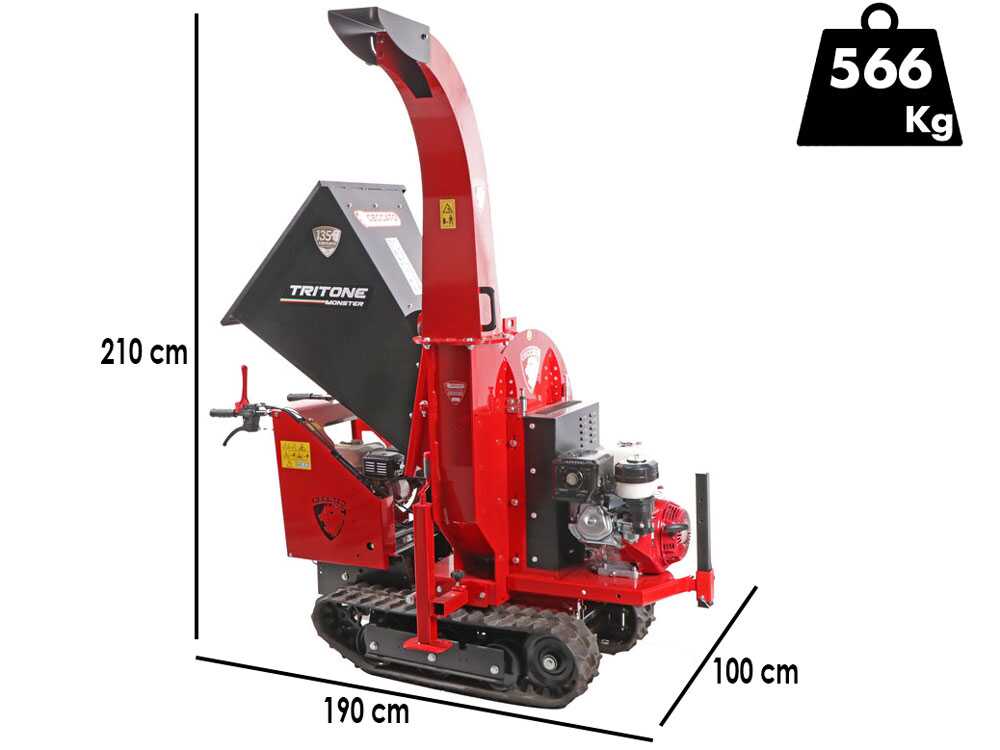 Ceccato Olindo Tritone Monster Cingo benzine hakselaar, takken tot 100 mm, detail 1