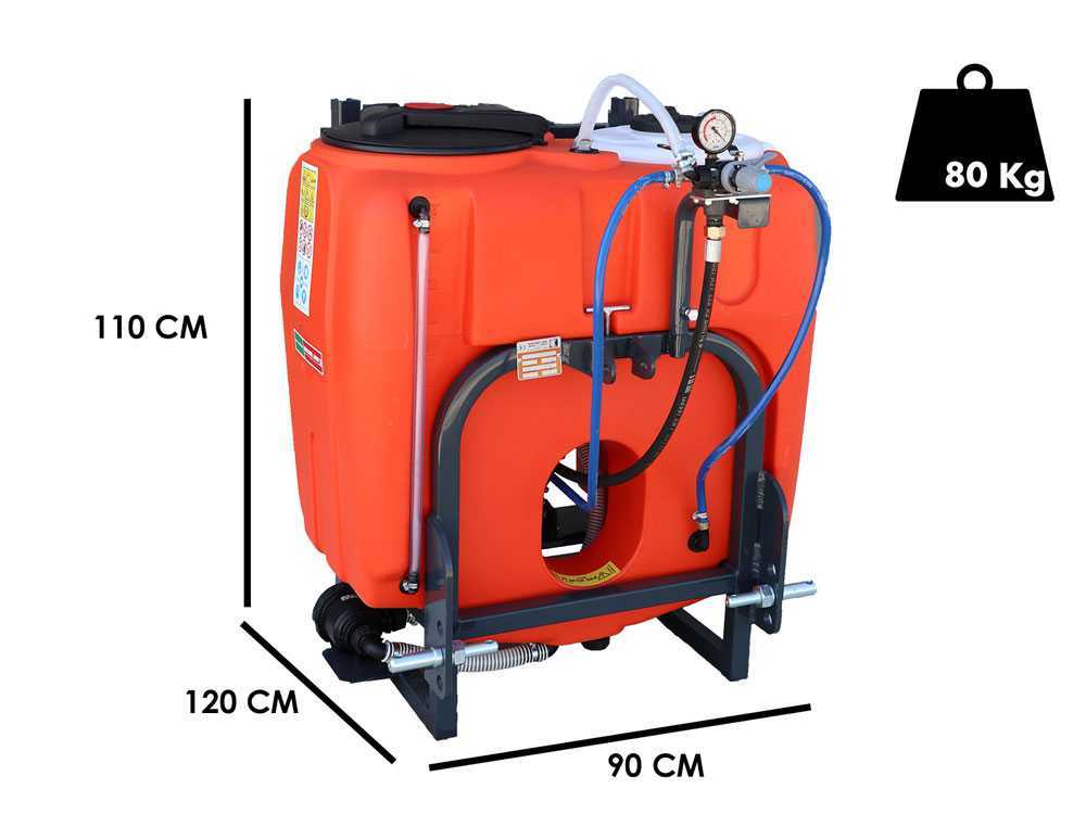 Dal Degan ILEO 200 L veldspuit, 200 liter, pomp Comet APS 31, detail 1