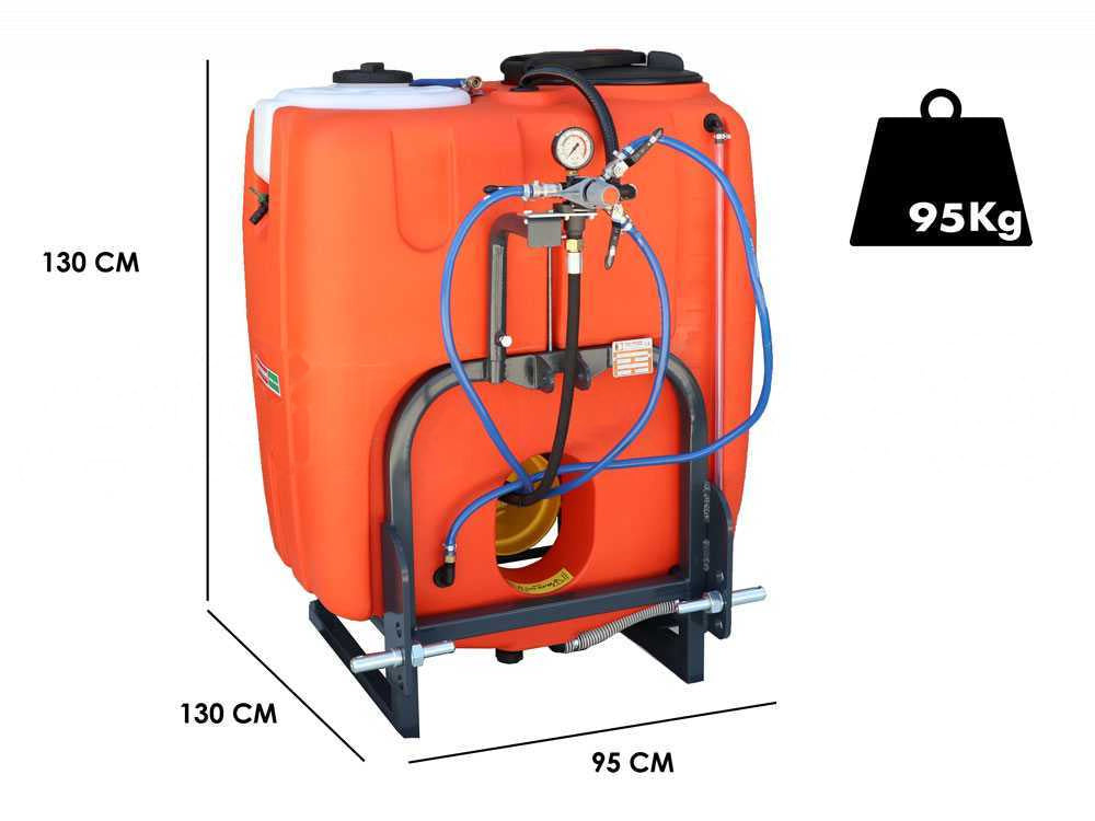 Dal Degan ILEO 300 L veldspuit, 300 liter, pomp YP 70, detail 1