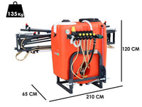 Dal Degan MANDA 300L onkruidspuit, 300 liter, spuitboom 10 m, pomp BP 60K, detail 1
