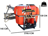 Dal Degan MANDA EXTRA 400L onkruidspuit, 400 liter, spuitboom 12 m, pomp Comet BP 125K, detail 1