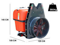 Dal Degan SATURN EXTRA 400L verticale nevelspuit, 400 liter, pomp APS 71, detail 1
