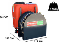 Dal Degan VOLKAN 300L nevelspuit, 300 liter, pomp APS 51, detail 1