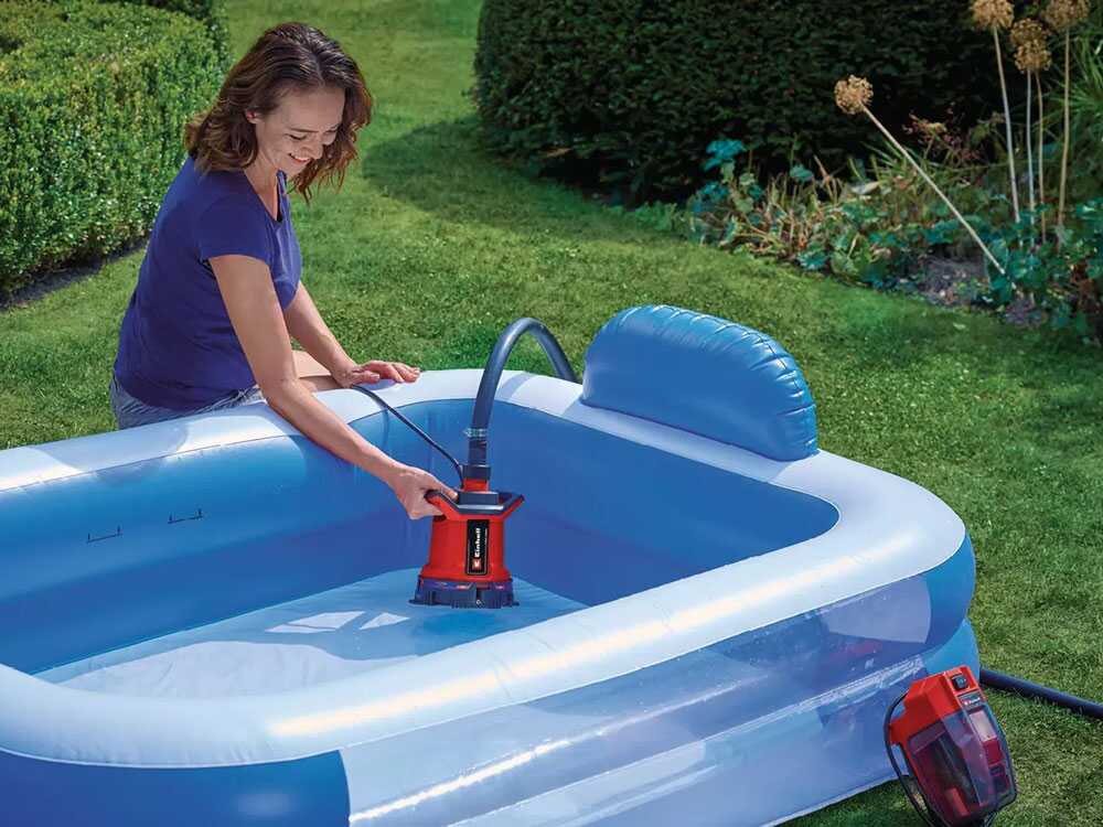 Einhell GE-DP 18/25 LL Li dompelpomp voor schoon en vuil water, 18 V 2,5 Ah, detail 1