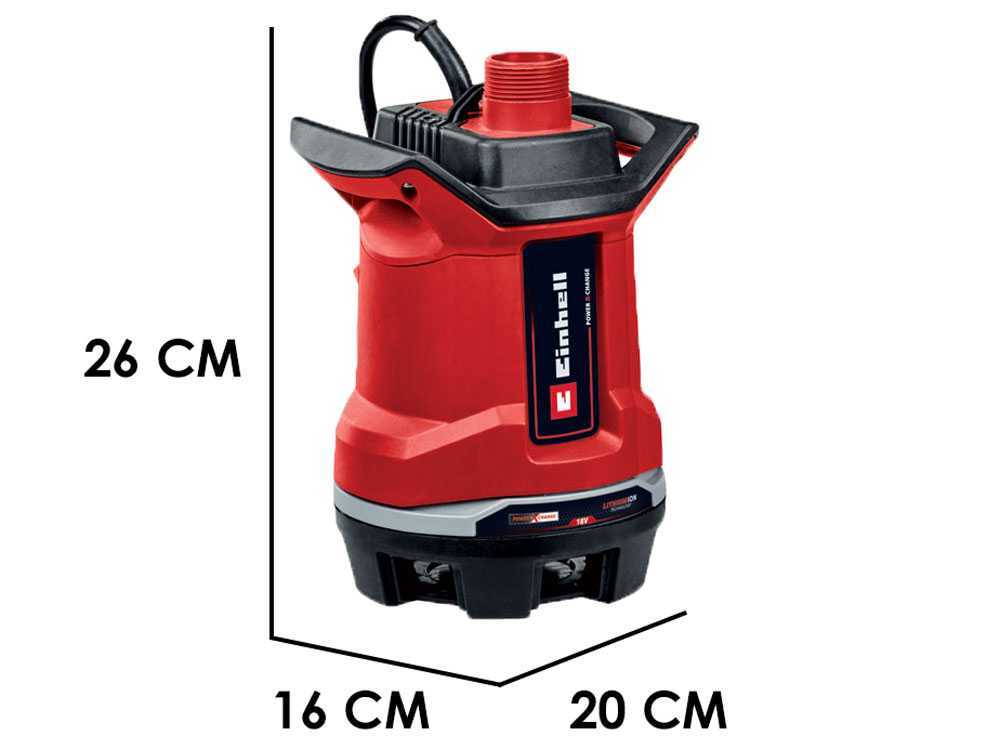 Einhell GE-DP 18/25 dompelpomp voor vuil water, zonder accu, detail 1