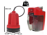 Einhell GE-SP 18 Li dompelpomp voor schoon water, 18 V 2,5 Ah, detail 1
