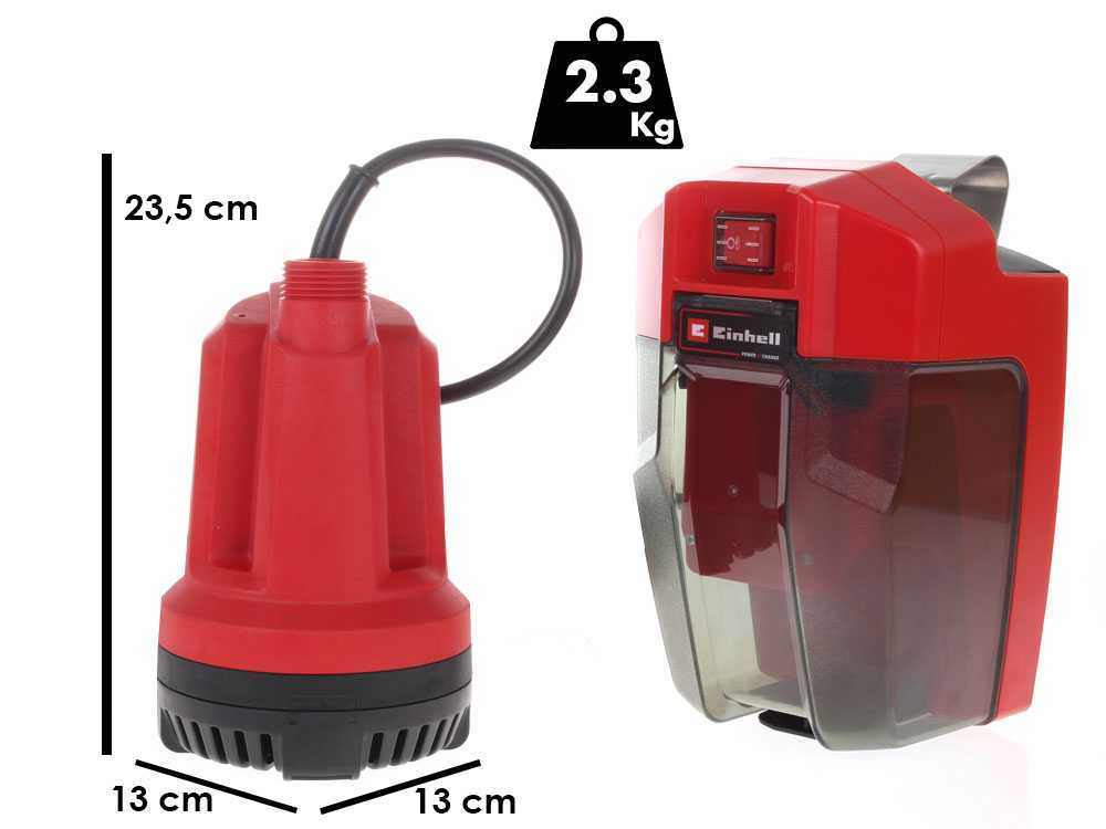 Einhell GE-SP 18 Li dompelpomp voor schoon water, zonder accu, detail 1