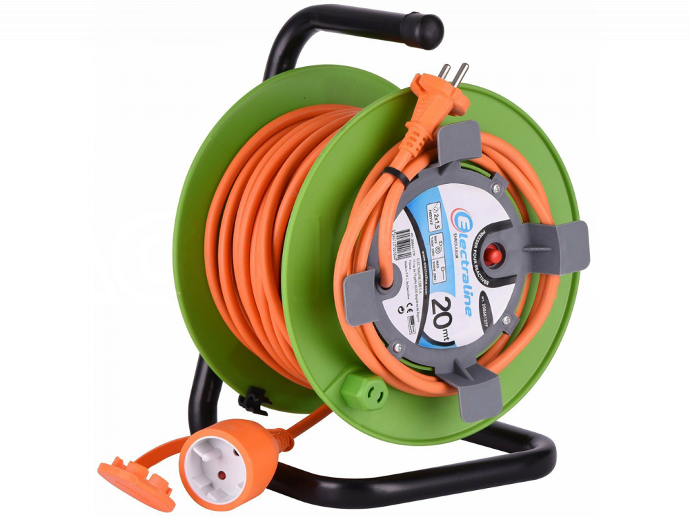AgriEuro Premium Electraline kabelhaspel 20 m, 2 x 1,5 mm², detail 1