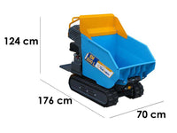Rupsdumper laadvermogen 500 kg EuroMech EM500L-Dump, hydraulisch kiepen, detail 1