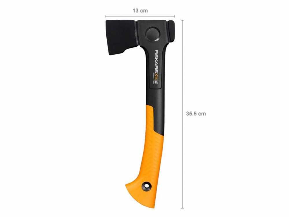 Fiskars X14 bijl, 35,5 cm, blad XS, detail 1