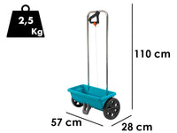 Zaai- en strooiwagen Gardena 432-20, 12,5 liter, detail 1